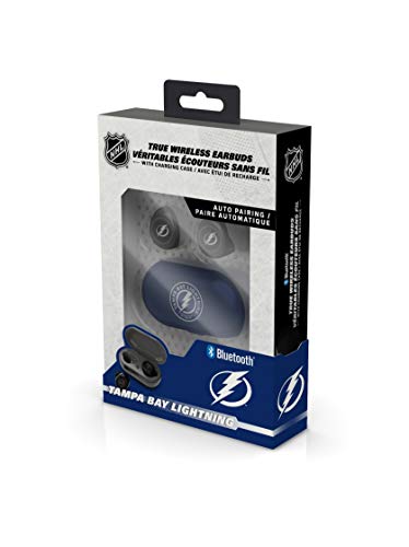 NHL Tampa Bay Lightning True Wireless Earbuds, Team Color - 757 Sports Collectibles