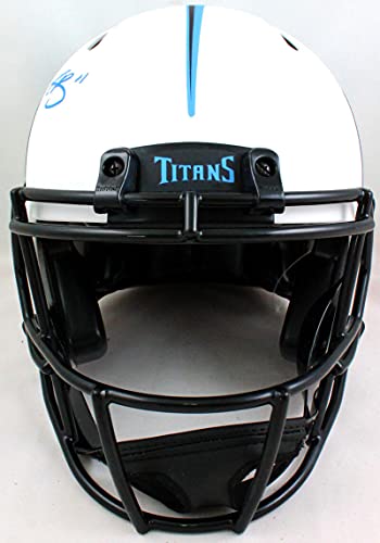 AJ Brown Signed Tennessee Titans Authentic Lunar FS Helmet- Beckett W LT BLUE - 757 Sports Collectibles