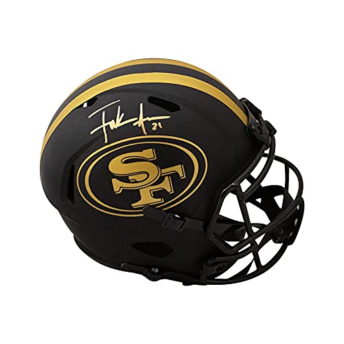 Frank Gore Autographed San Francisco 49ers Eclipse Replica Full-Size Football Helmet - BAS COA - 757 Sports Collectibles