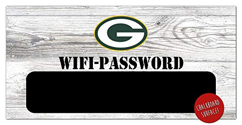 Fan Creations NFL Green Bay Packers Unisex Green Bay Packers WiFi Password Sign, Team Color, 6 x 12 - 757 Sports Collectibles