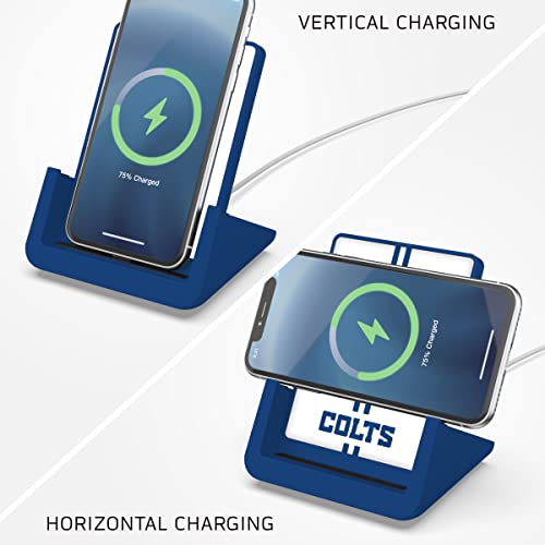 SOAR NFL Wireless Charging Stand, Indianapolis Colts - 757 Sports Collectibles