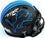 TJ Hockenson Autographed Detroit Lions Eclipse Speed Mini Helmet- Beckett W Hologram Silver - 757 Sports Collectibles