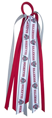 Divine Creations NCAA Ohio State Buckeyes Girls ES1-Ohiostohio State Fan Tails, Red, One Size - 757 Sports Collectibles
