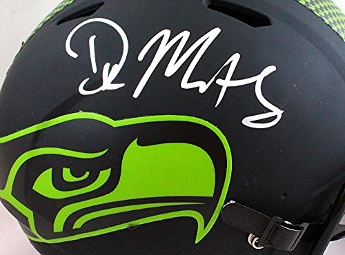 DK Metcalf Signed Seahawks Authentic Eclipse Speed F/S Helmet- Beckett W Silver - 757 Sports Collectibles