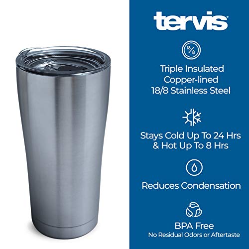 Tervis Triple Walled NFL Chicago Bears Insulated Tumbler Cup Keeps Drinks Cold & Hot, 20oz - Stainless Steel, Blitz - 757 Sports Collectibles