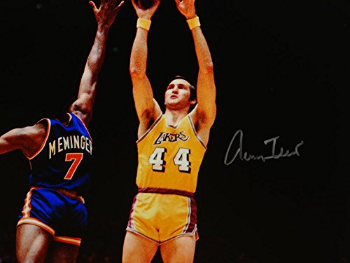 Jerry West Autographed Los Angeles Lakers 16x20 Shooting P.F. Photo-PSA/DNA Auth - 757 Sports Collectibles