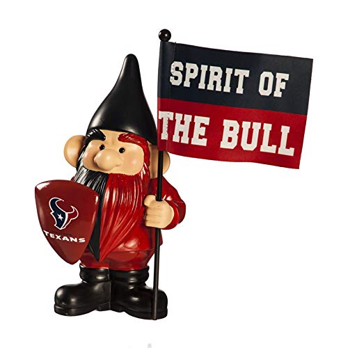 Team Sports America Houston Texans, Flag Holder Gnome - 757 Sports Collectibles