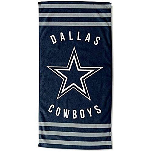 NORTHWEST NFL Dallas Cowboys Beach Towel, 30" x 60", Stripes - 757 Sports Collectibles