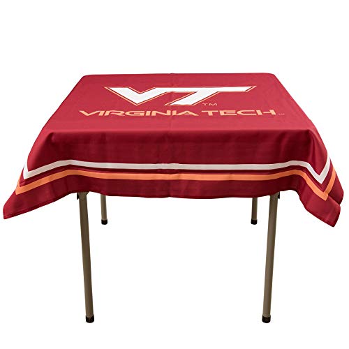 College Flags & Banners Co. Virginia Tech Hokies Logo Tablecloth or Table Overlay - 757 Sports Collectibles