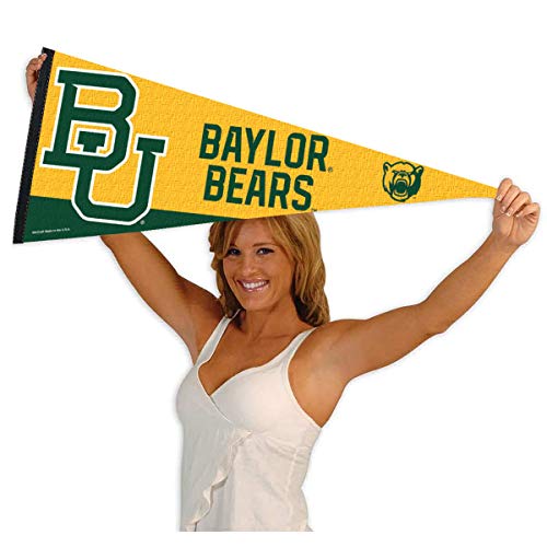 College Flags & Banners Co. Baylor Bears Full Size BU Logo Pennant - 757 Sports Collectibles
