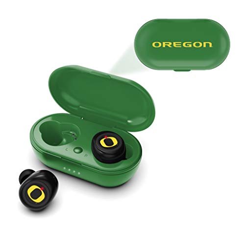 NCAA Oregon Ducks True Wireless Earbuds, Team Color - 757 Sports Collectibles