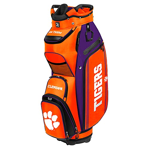 Clemson Tigers Bucket III Cooler Cart Golf Bag - 757 Sports Collectibles
