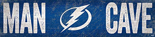 Fan Creations NHL Tampa Bay Lightning Unisex Tampa Bay Lightning Man Cave Sign, Team, One Size (H0845-Lightning) - 757 Sports Collectibles