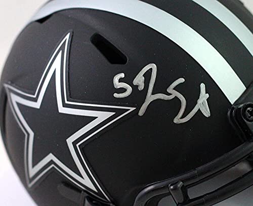 Jaylon Smith Autographed Dallas Cowboys Eclipse Mini Helmet- Beckett W Silver - 757 Sports Collectibles