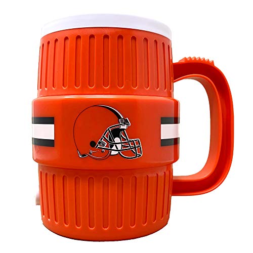 Party Animal NFL Cleveland Browns Unisex Water Cooler Mug, Team Color, 40-Ounces - 757 Sports Collectibles