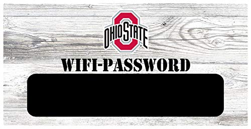 Fan Creations NCAA Ohio State Buckeyes Unisex Ohio State University WiFi Password Sign, Team Color, 6 x 12 - 757 Sports Collectibles