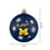 FOCO Michigan Wolverines NCAA 5 Pack Shatterproof Ball Ornament Set - 757 Sports Collectibles
