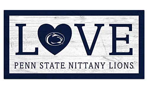 Fan Creations NCAA Penn State Nittany Lions Unisex Penn State University Love Sign, Team Color, 6 x 12 - 757 Sports Collectibles
