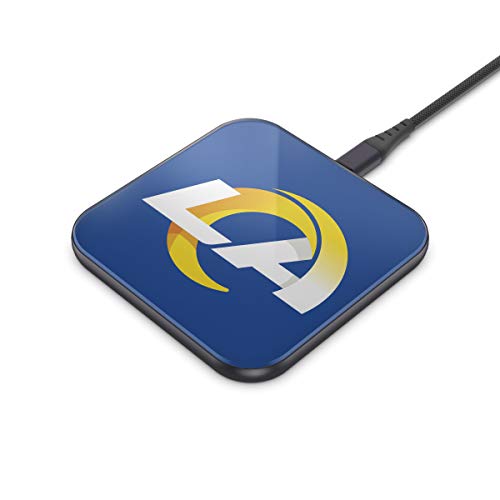 NFL St. Louis Rams Wireless Charging Pad, White - 757 Sports Collectibles