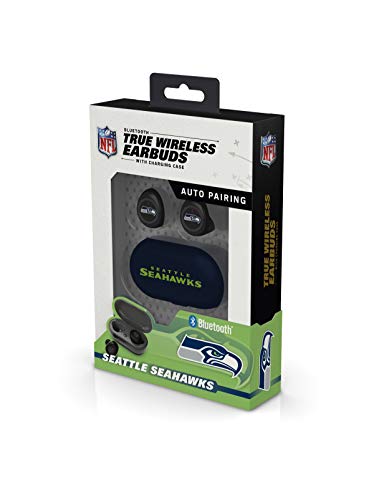 NFL Seattle Seahawks True Wireless Earbuds, Team Color - 757 Sports Collectibles