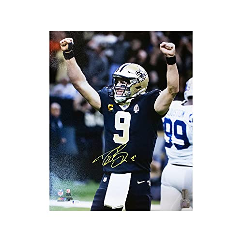 Drew Brees Autographed New Orleans Saints 16x20 Photo - BAS COA - 757 Sports Collectibles