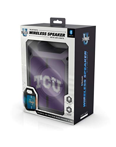 NCAA Tcu Horned Frogs ShockBox XL Wireless Bluetooth Speaker, Team Color - 757 Sports Collectibles