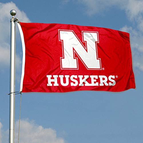 College Flags & Banners Co. Nebraska Cornhuskers Block N Flag - 757 Sports Collectibles