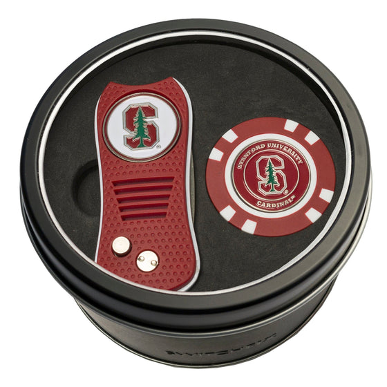 Stanford Cardinal Tin Set - Switchfix, Golf Chip - 757 Sports Collectibles