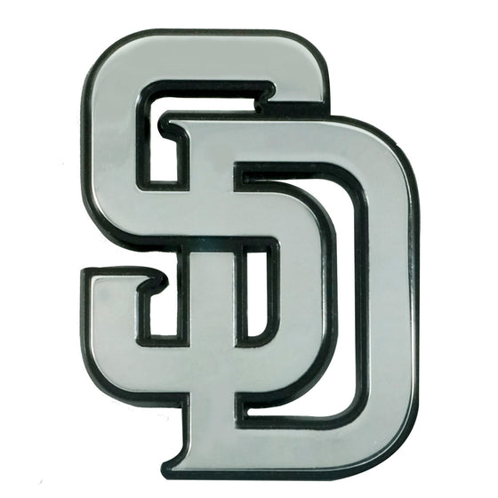 San Diego Padres Auto Emblem Premium Metal Chrome Special Order
