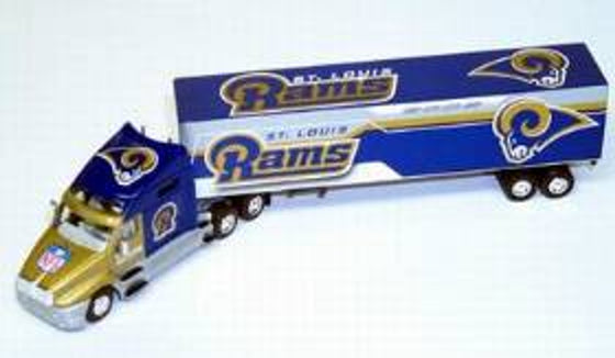 St. Louis Rams Fleer Collectibles 2002 Tractor Trailer CO - 757 Sports Collectibles