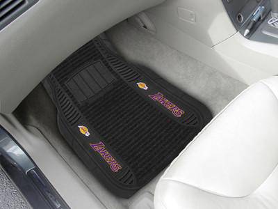 Los Angeles Lakers Car Mats - Deluxe Set (CDG) - 757 Sports Collectibles