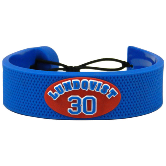 New York Rangers Bracelet Team Color Jersey Henrik Lundqvist Design CO - 757 Sports Collectibles