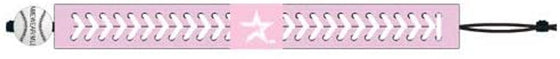 Houston Astros Bracelet Baseball Leather Pink CO