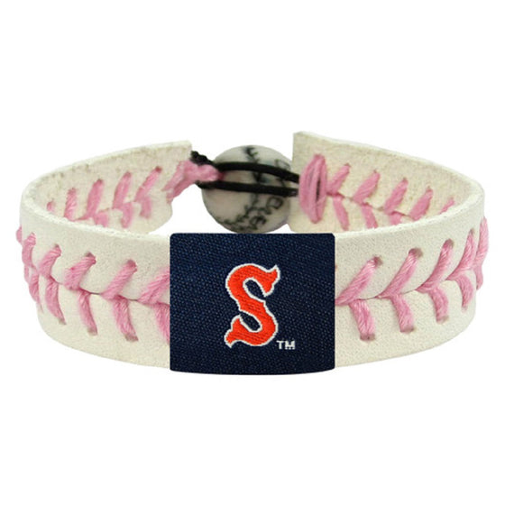 Salem Red Sox Bracelet Baseball Pink CO - 757 Sports Collectibles