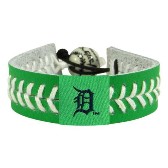 Detroit Tigers Bracelet Team Color Baseball St. Patrick's Day CO - 757 Sports Collectibles