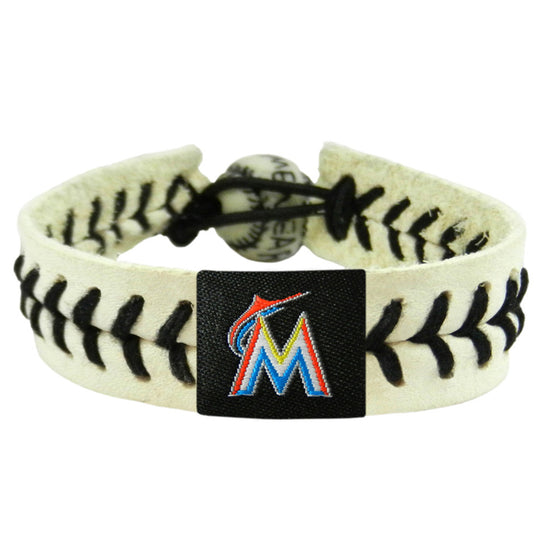 Miami Marlins Bracelet Genuine Baseball CO - 757 Sports Collectibles