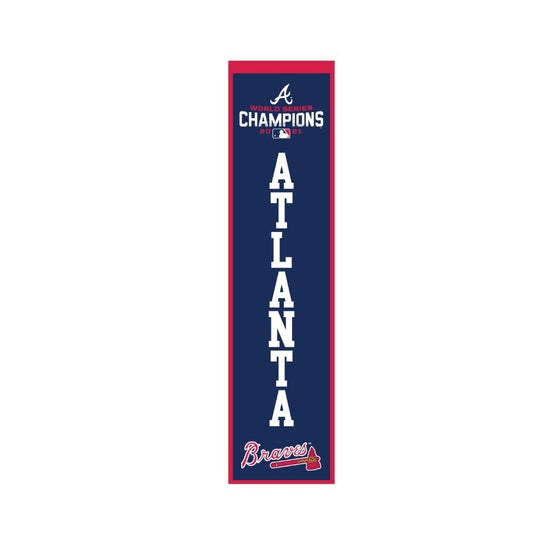 2021 World Series Atlanta Braves Heritage Banner - 757 Sports Collectibles