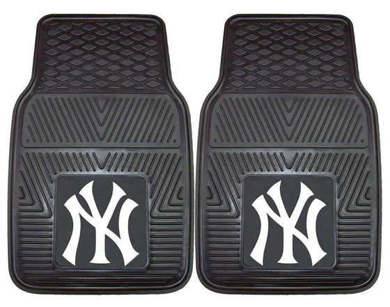 New York Yankees Heavy Duty 2-Piece Vinyl Car Mats (CDG) - 757 Sports Collectibles