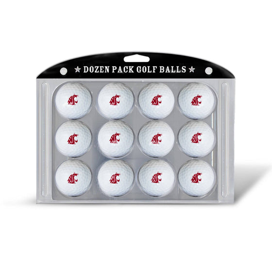 Washington State Cougars Golf Balls, 12 Pack - 757 Sports Collectibles
