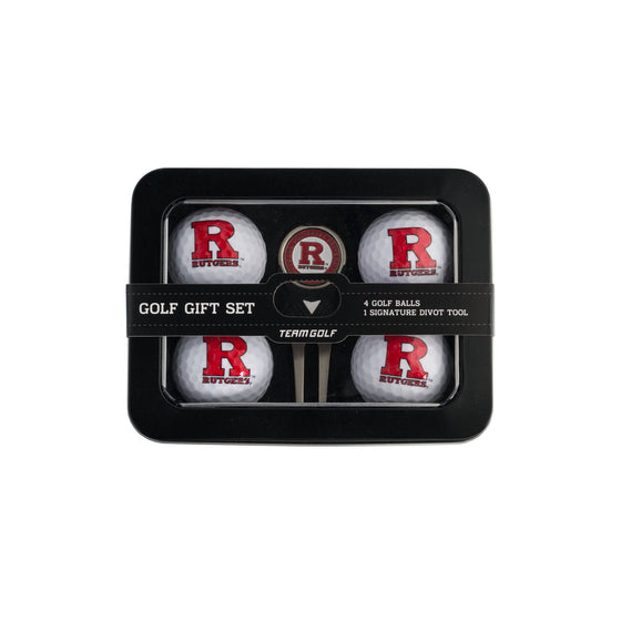 Rutgers Scarlet Knights 4 Golf Ball And Divot Tool Set - 757 Sports Collectibles