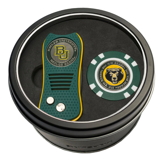 Baylor Bears Tin Set - Switchfix, Golf Chip - 757 Sports Collectibles