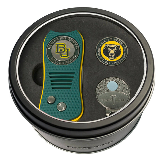 Baylor Bears Tin Set - Switchfix, Cap Clip, Marker - 757 Sports Collectibles