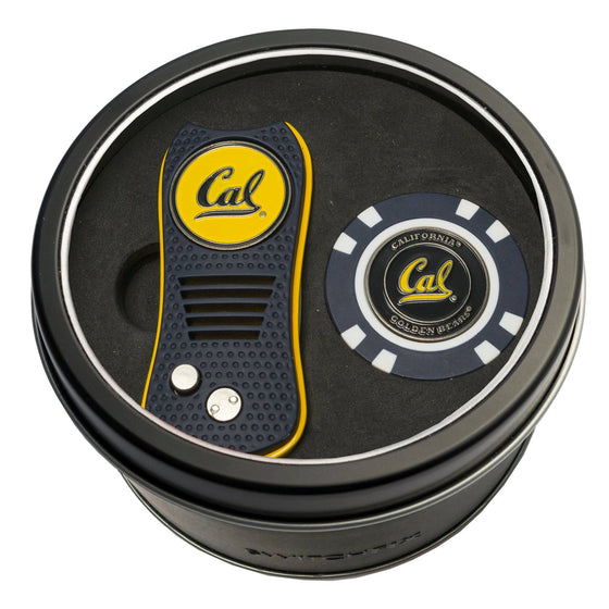 Cal Bears Tin Set - Switchfix, Golf Chip - 757 Sports Collectibles