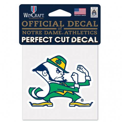 NCAA Notre Dame Fighting Irish Perfect Cut 4x4 Diecut Decal - 757 Sports Collectibles