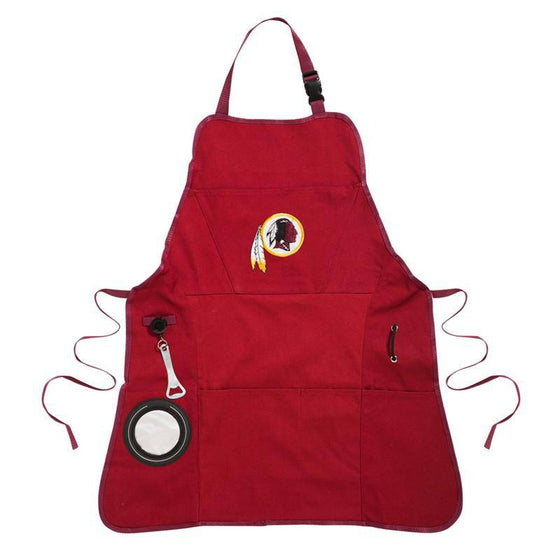 Washington Redskins Embroidered Grilling Apron with Bottle Holder and Bottle Opener - 757 Sports Collectibles