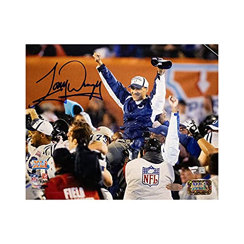 Tony Dungy Autographed Indianapolis Colts SB XLI 8x10 Photo - Fanatics - 757 Sports Collectibles
