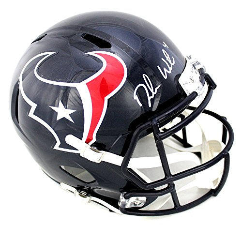 Deshaun Watson Autographed/Signed Houston Texans Speed Full Size NFL Helmet - BGS - 757 Sports Collectibles