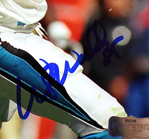 Wesley Walls Autographed/Signed Carolina Panthers 8x10 NFL Photo - Running - 757 Sports Collectibles