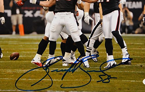 Brooks Reed Autographed Houston Texans 8x10 Celebrating Photo- JSA W Auth - 757 Sports Collectibles