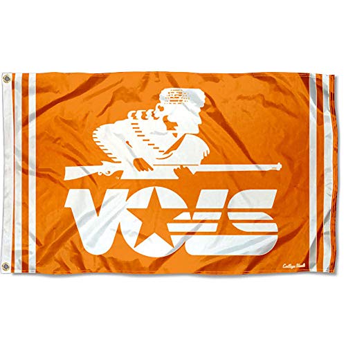 College Flags & Banners Co. Tennessee Volunteers Vintage Retro Throwback 3x5 Banner Flag - 757 Sports Collectibles